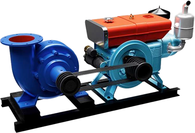 HRZL-CD/HW单缸柴油机混流泵
